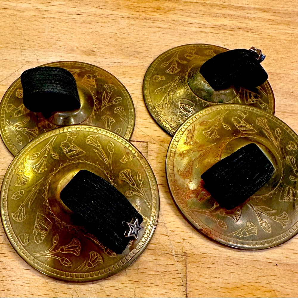 Belly Dance zills Finger cymbals 2 pair